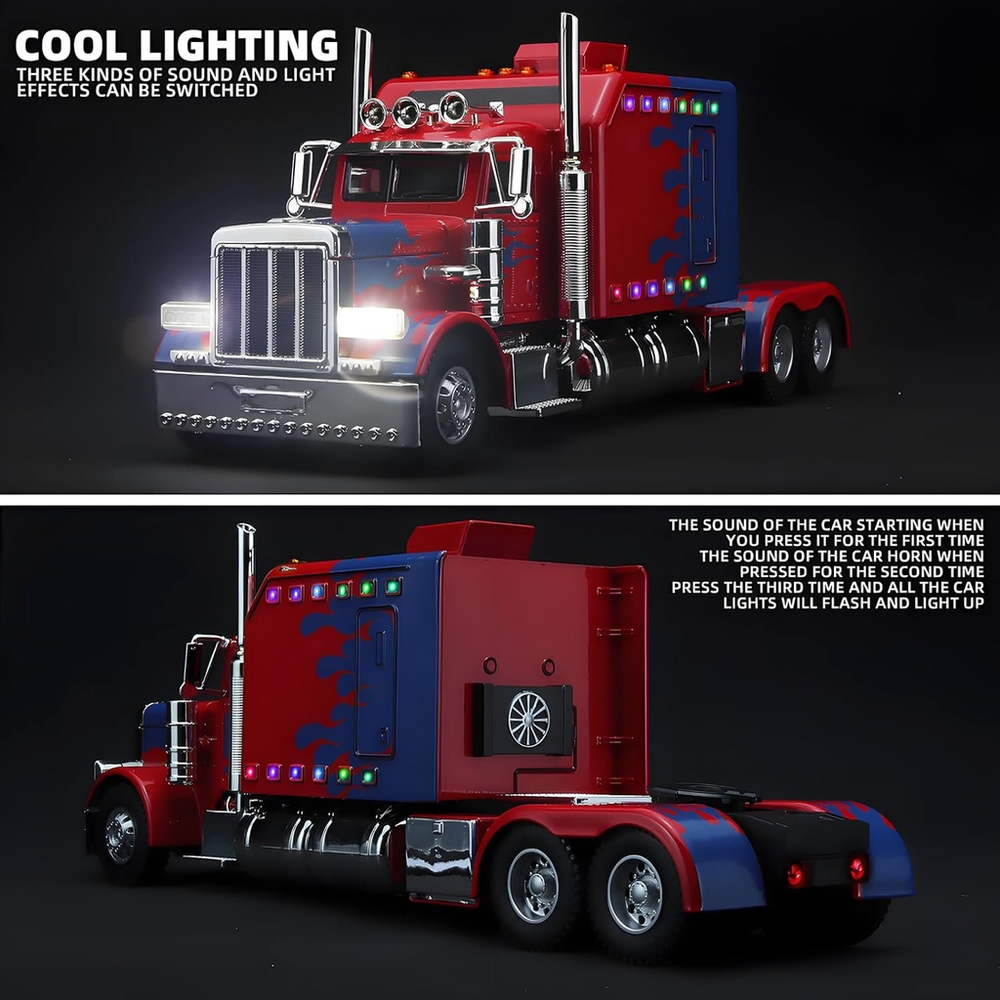 🔥Christmas Early Discount 50% Off🚙Semi Truck Toy with Light & Sound
